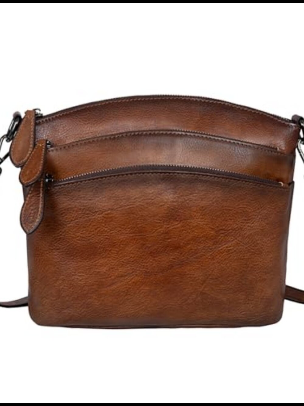 Leather Crossbody Bag for Women Adjustable Strap Travel Shoulder Handbag